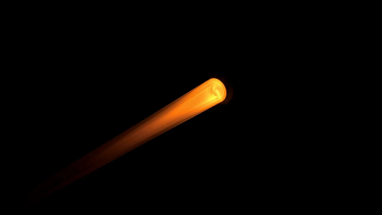 Système Plume de ShipVFX : le panache d'un réacteur de vaisseau, capture en direct dans Unity